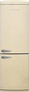 Vestel Retro NFK37201 Bej Kombi No-Frost Buzdolabı