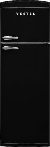 Vestel Retro SC32201 Siyah Çift Kapılı Buzdolabı