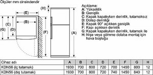 Profilo BD2056WFVN Çift Kapılı No Frost Buzdolabı