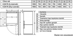 Profilo BD3076WECN Kombi No Frost Buzdolabı