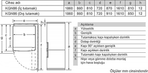 Profilo BD3086IECN Kombi No frost Buzdolabı