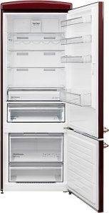 Vestel Retro NFK52211 Bordo Kombi No-Frost Buzdolabı