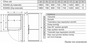 Profilo BD3055WEVN Çift Kapılı No Frost Buzdolabı