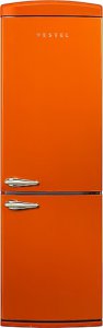 Vestel Retro NFK37011 Turuncu Kombi No Frost Buzdolabı