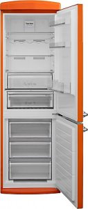 Vestel Retro NFK37011 Turuncu Kombi No Frost Buzdolabı
