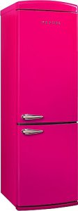 Vestel Retro NFK37011 Pembe Kombi No Frost Buzdolabı