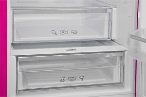 Vestel Retro NFK37011 Pembe Kombi No Frost Buzdolabı